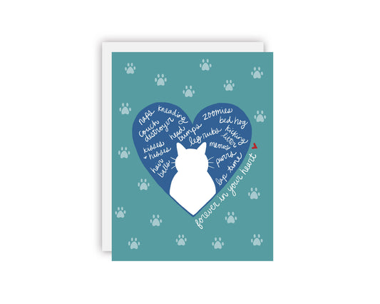 Cat Loss Pet Sympathy Card