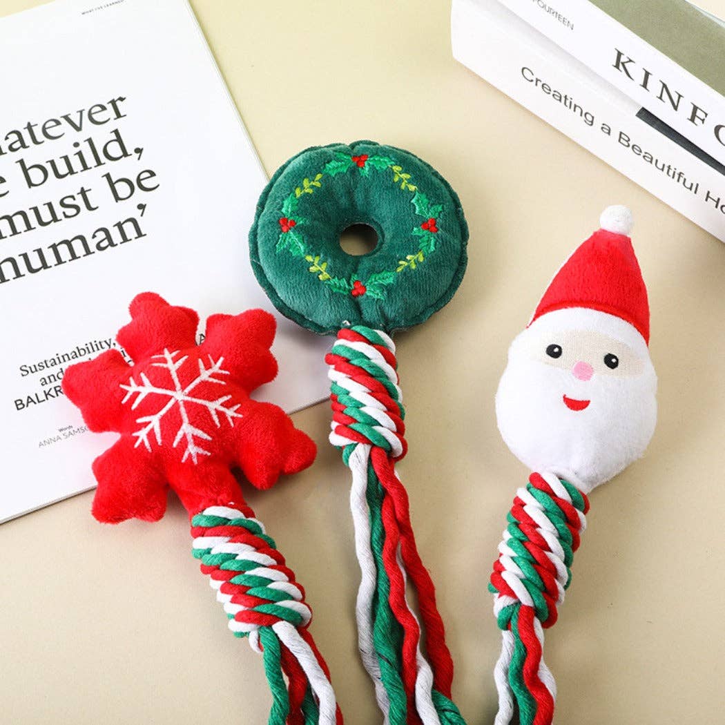 Christmoo - Holiday Tug Rope Toy: Bag