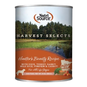 NUTRISOURCE DOG HARVEST SELECTS HUNTER'S BOUNTY 12.3OZ