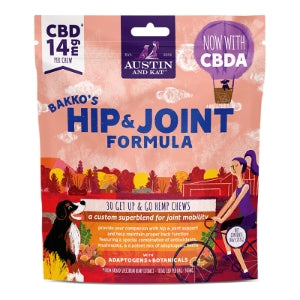AUSTIN & KAT DOG HIP N JOINT CHEW 14MG 10OZ