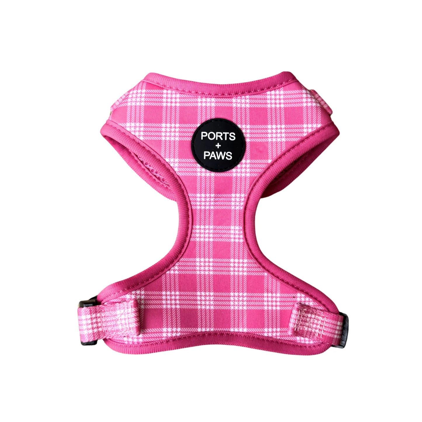 PORTS + PAWS  ADJUSTABLE HARNESS - PALAKA PINK