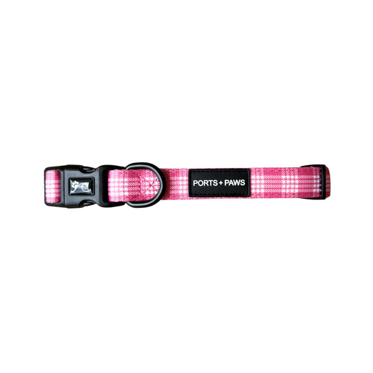 PORTS + PAWS  COLLAR - PALAKA PINK