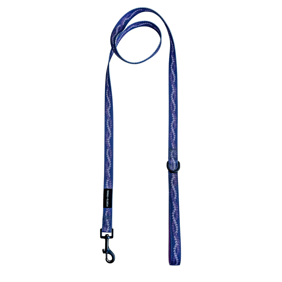 PORTS + PAWS  LEASH - CROWN FLOWER LEI