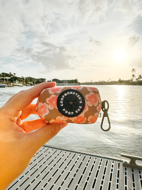 Coopmonster's Hibiscus Poop Bag Holder