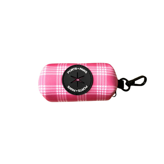 PORTS + PAWS  POOP BAG HOLDER - PALAKA PINK
