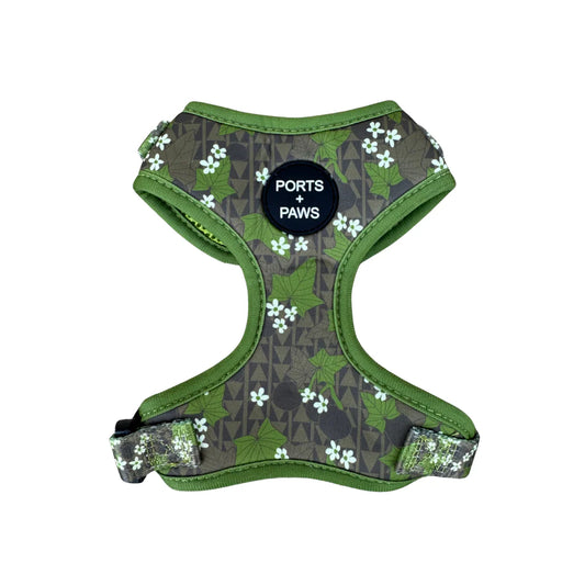 PORTS + PAWS  ADJUSTABLE HARNESS - MOLOKAʻI PUA KUKUI NUT