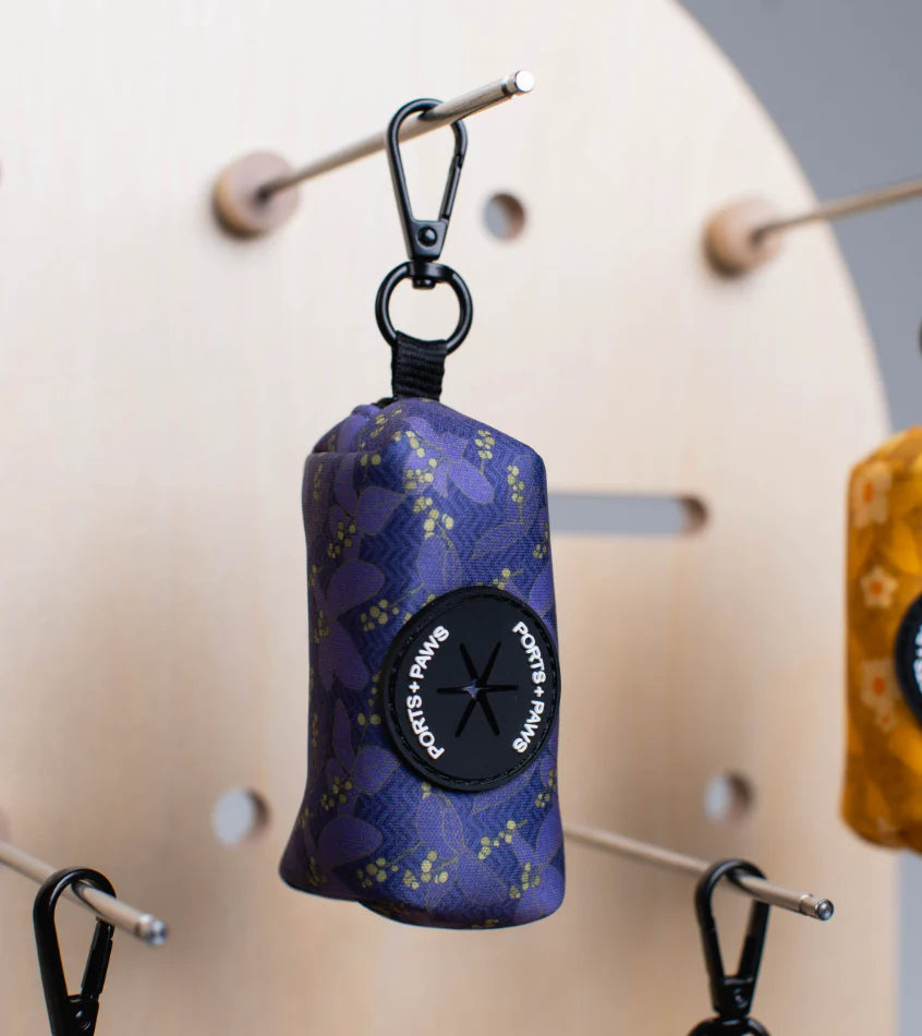 PORTS + PAWS  POOP BAG HOLDER - KAUAʻI MOKIHANA BERRY