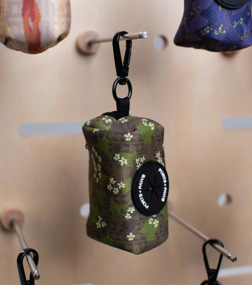 PORTS + PAWS  POOP BAG HOLDER - MOLOKAʻI PUA KUKUI NUT