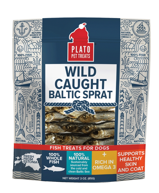 Plato Dog Baltic Sprat 3oz