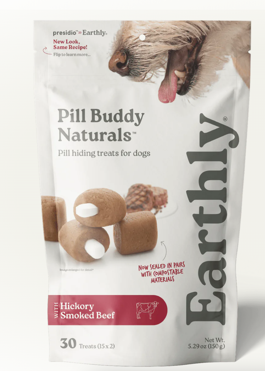 Earthly Dog Pill Buddy Beef 30 Count