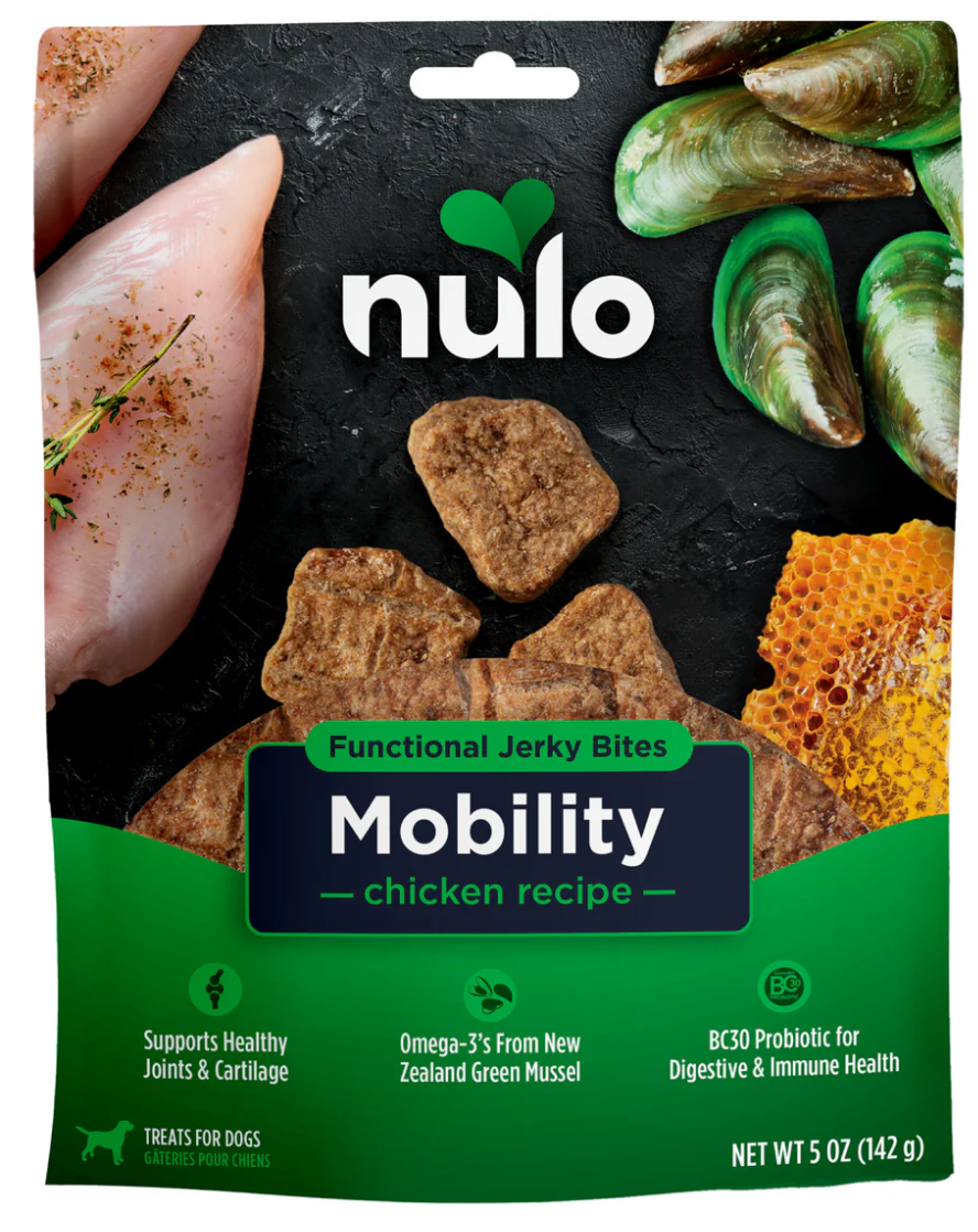 Nulo Functional Jerky Bites Mobility Dog Treats Chicken
