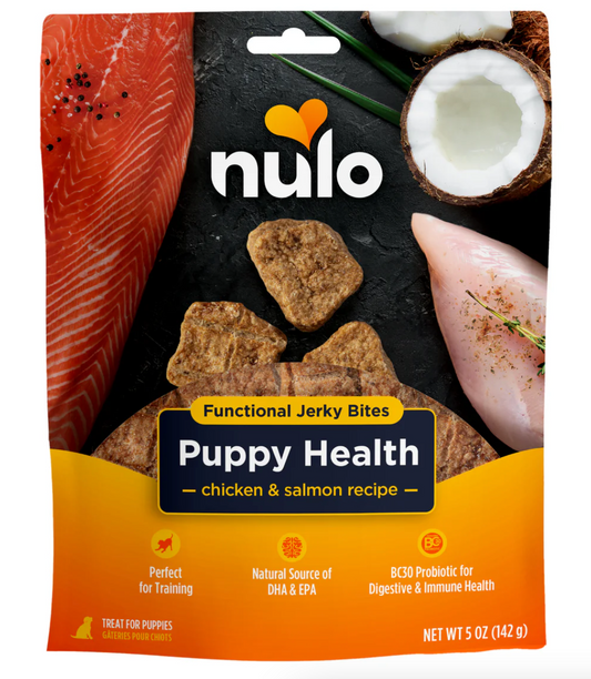 Nulo Functional Jerky Bites Puppy Health Dog Treats Chicken & Salmon