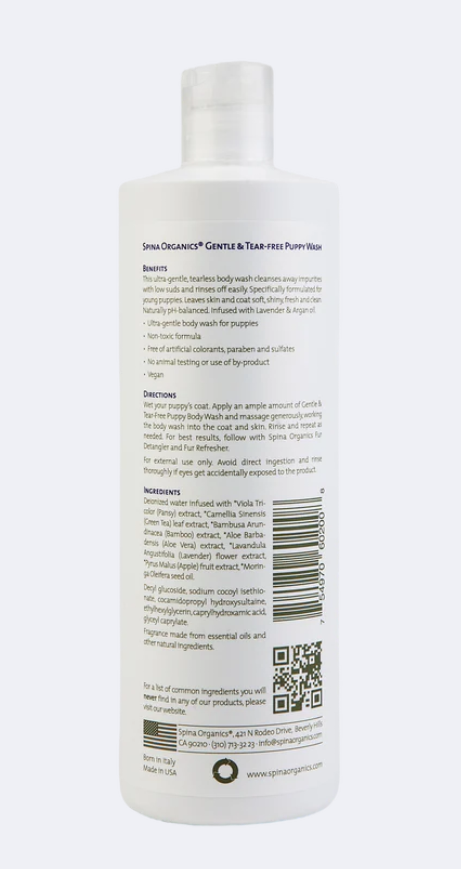 Spina Organics  Dog Body Wash - Gentle & Tear Free
