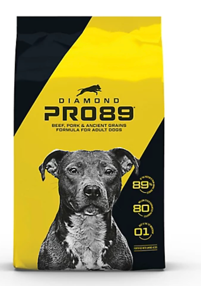 Diamond Pro89 Adult Beef, Pork and Ancient Grains Formula Dry Dog Food, 40 lb. Bag