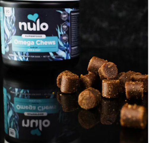 Nulo Omega Skin & Coat Soft Chews Dog Supplement, 90-count (Size: 90-count)