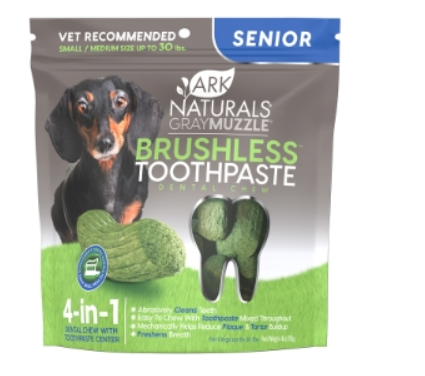 ARK NATURALS DOG BRUSHLESS TOOTHPASTE, SMALL/MEDIUM, 4OZ
