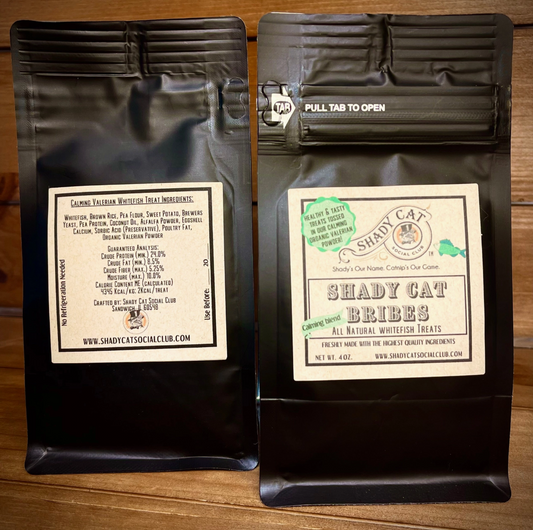 Shady Cat Bribes - Cat Treats-Calming Whitefish and Valerian