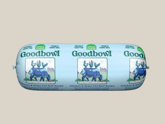 Open Farm Goodbowl Chicken & Grass-Fed Beef Freshly Crafted Roll for Dogs