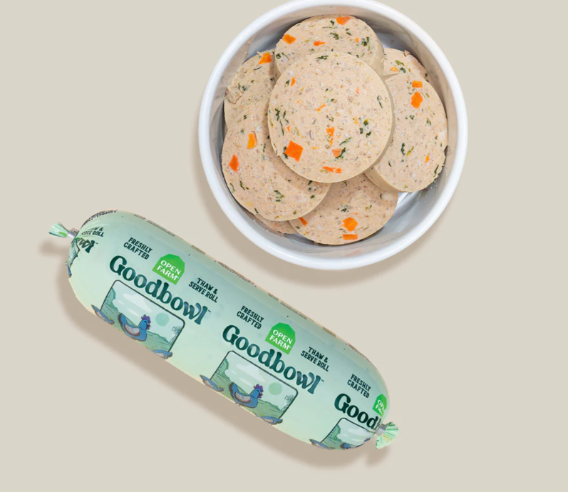 Open Farm Goodbowl Harvest Chicken Freshly Crafted Roll for Dogs