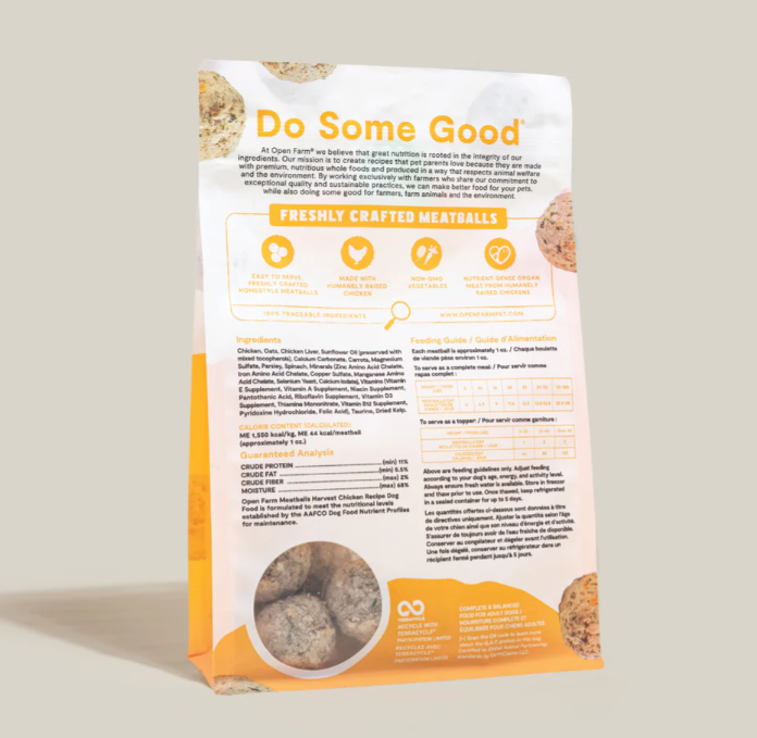 Open Farm Harvest Chicken Freshly Crafted Meatballs for Dogs - 14 OZ