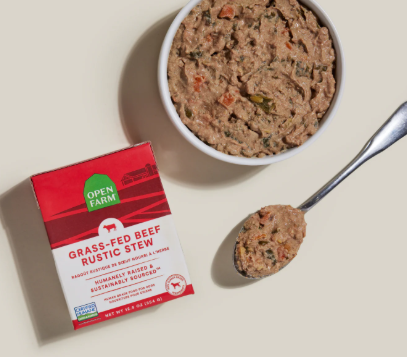 Open Farm Grass-Fed Beef Rustic Stew Wet Dog Food