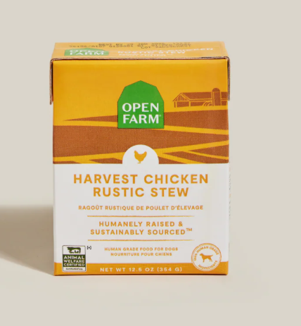 Open Farm Harvest Chicken Rustic Stew Wet Dog Food