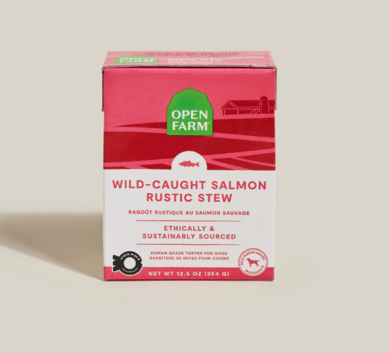 Open Farm Wild-Caught Salmon Rustic Stew Wet Dog Food