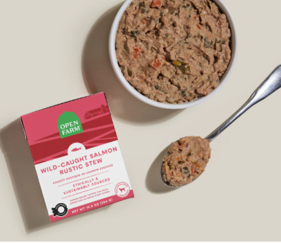 Open Farm Wild-Caught Salmon Rustic Stew Wet Dog Food