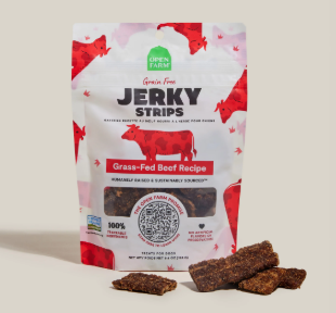 Open Farm Grain-Free Grass-Fed Beef Jerky Strips