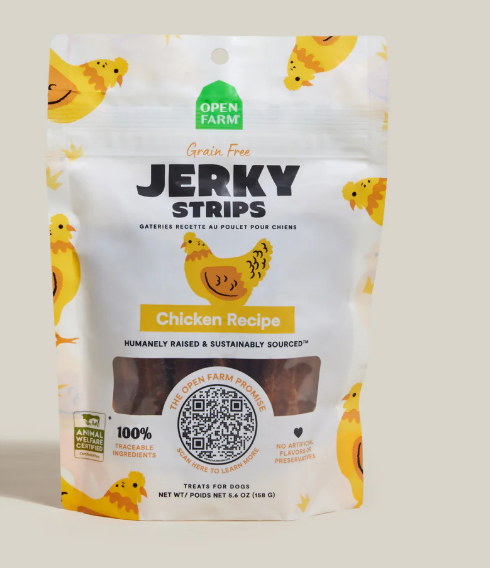 Open Farm Grain-Free Chicken Jerky Strips