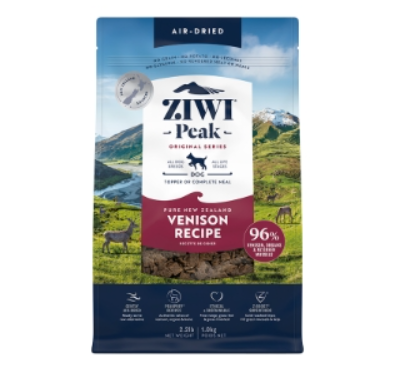 ZIWI DOG GRAIN FREE AIR DRIED VENISON 2.2LBS