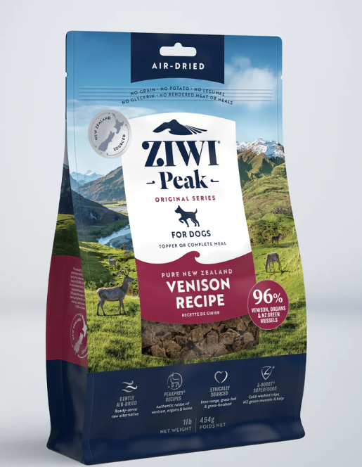 ZIWI DOG GRAIN FREE AIR DRIED VENISON 16OZ