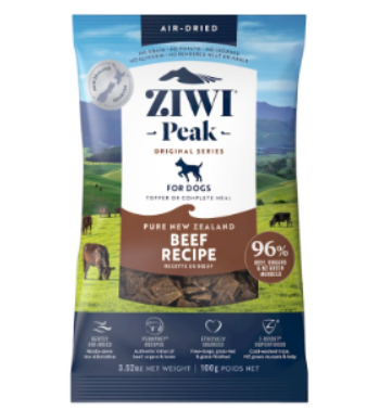 ZIWI DOG GRAIN FREE AIR DRIED BEEF 3.5OZ TRIAL