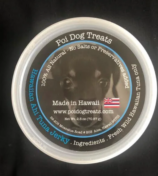 Poi Dog Ahi Jerky Tub