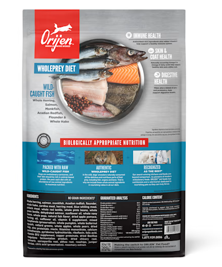 ORIJEN Six Fish Grain-Free Dry Dog Food, 13 lb