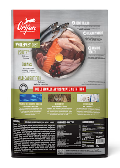 ORIJEN Senior Grain-Free Dry Dog Food, 13lb