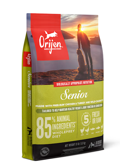 ORIJEN Senior Grain-Free Dry Dog Food, 13lb