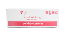 SMALLBATCH DOG BULK PATTIES BEEFBATCH FROZEN 18LB Case