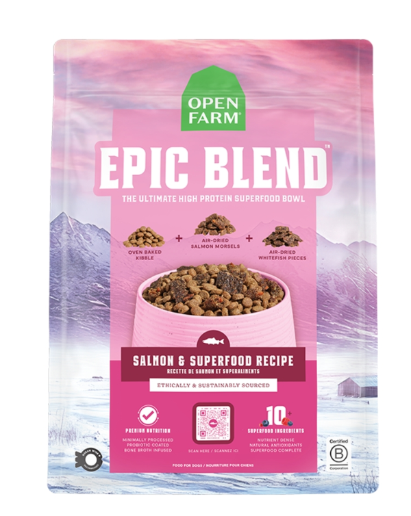 OPEN FARM DOG EPIC BLEND SALMON SUPERFOOD 3.5LBS - Special Order Only