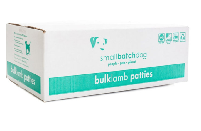 SMALLBATCH DOG FROZEN LAMB PATTIES 18LBS