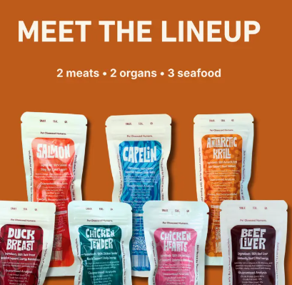 Freeze-Dried Antarctic Krill Treats For Dogs & Cats — Single Ingredient, Grab-And-Go Packs