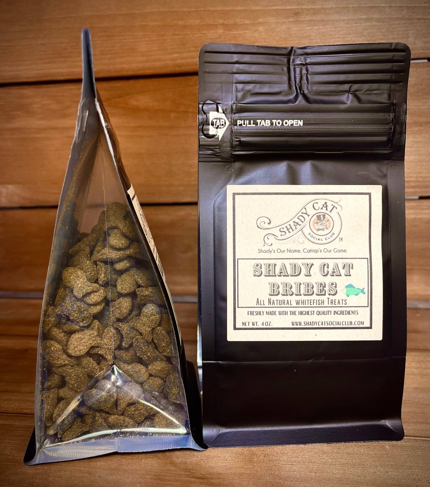 Shady Cat Bribes - Cat Treats Calming Whitefish and Valerian