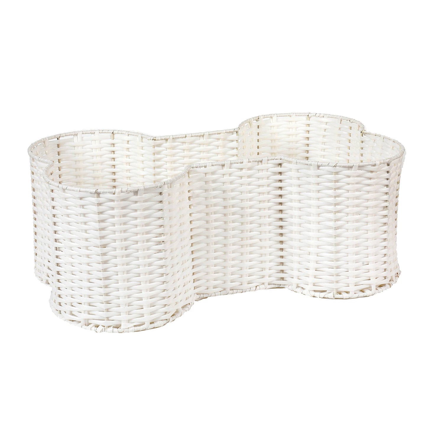 Loxley Pet Storage Basket: Medium / White