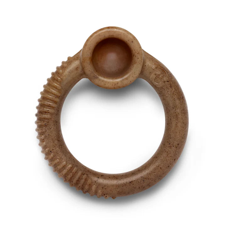 BENEBONE DOG RING CHEW TOY BACON SMALL