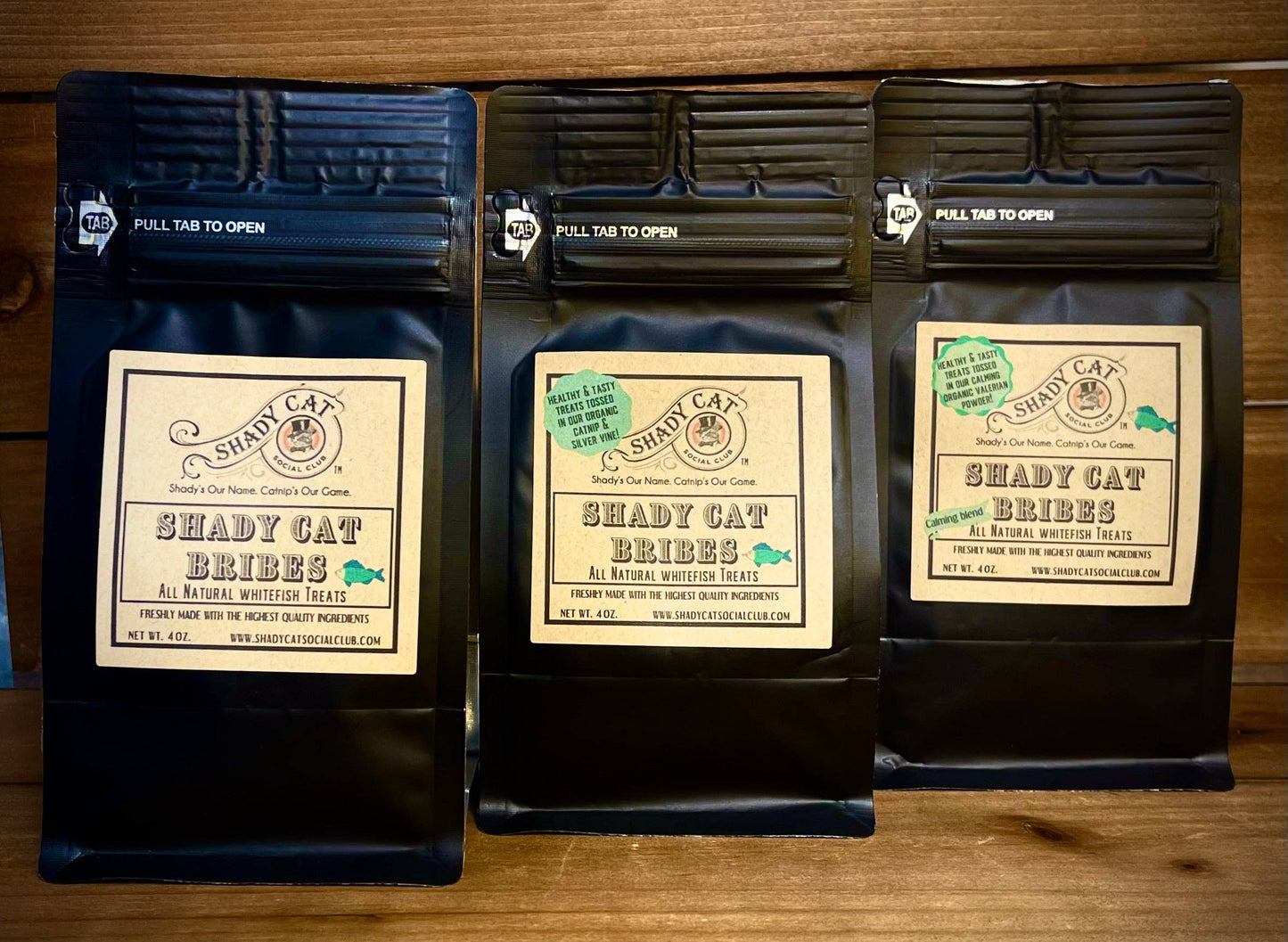 Shady Cat Bribes - Cat Treats Calming Whitefish and Valerian