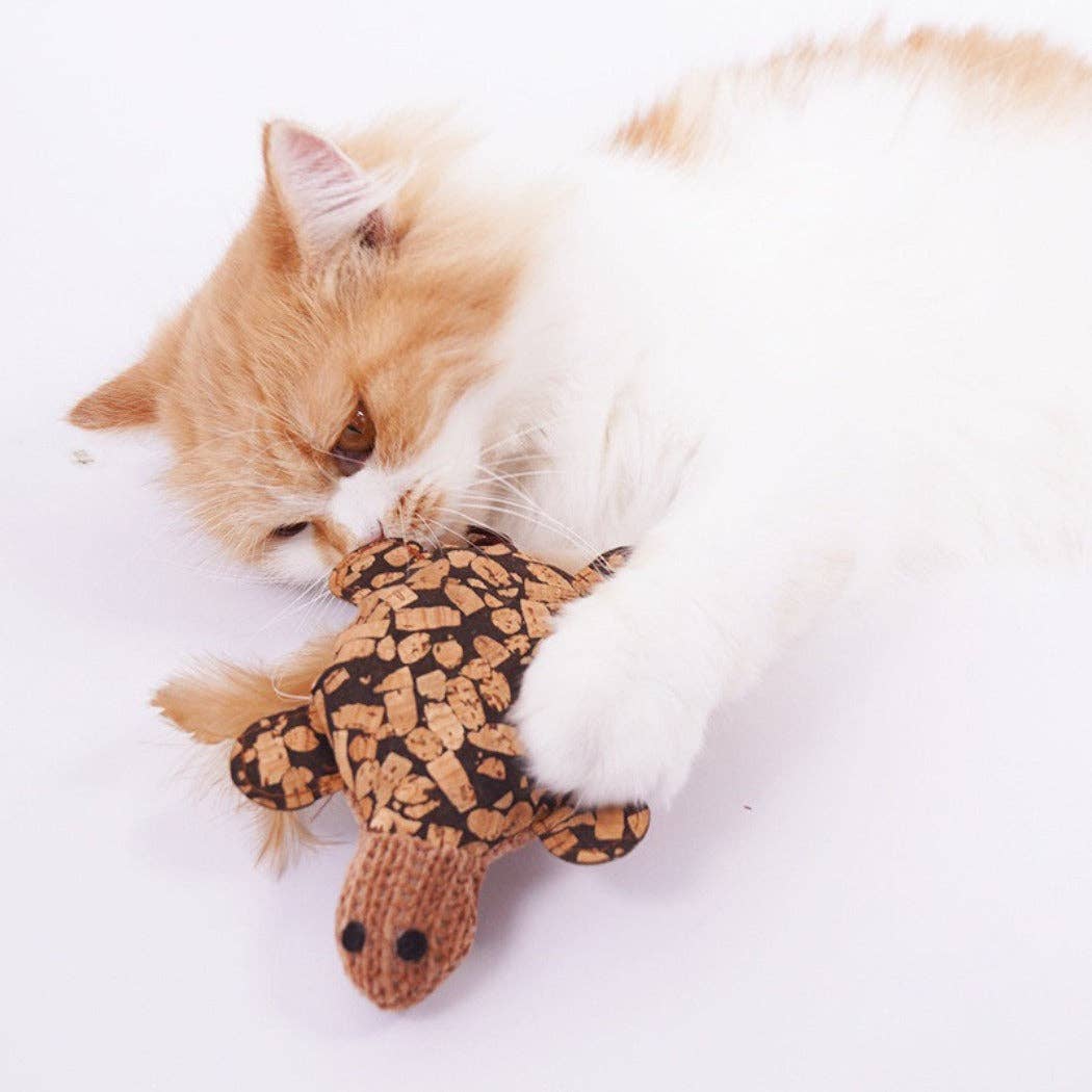 Moo – Feather Plush Cat Toy: CAT