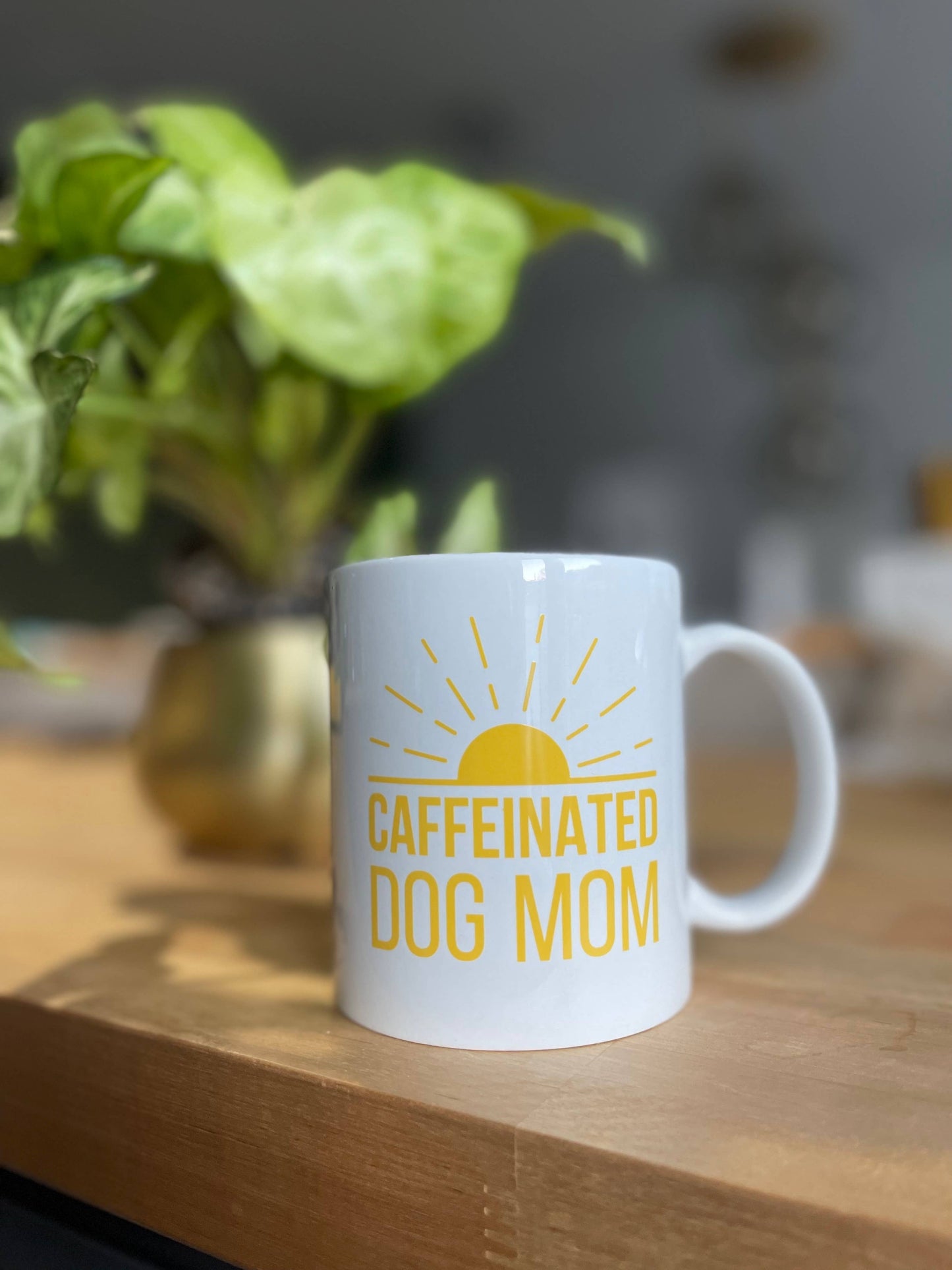 Caffeinated Dog Mom Coffee Mug