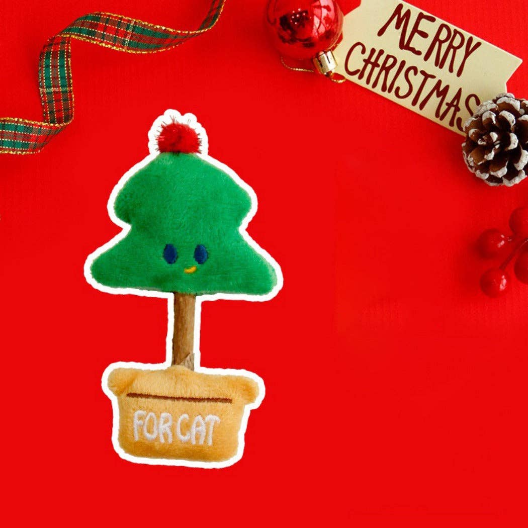 Christmoo – Christmas Silvervine Stick Toy: White