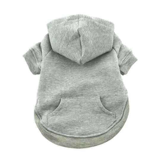 Flex-Fit Dog Hoodie - Gray: 2X-Large