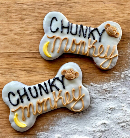 6 inch Chunky Monkey Bone dog treat